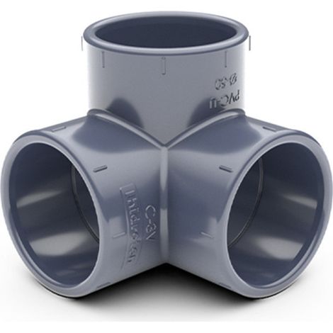 Coude a 90 diamatre 50 mm a 3 voies - jardiboutique