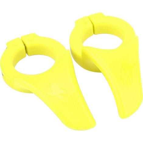 Poignée de vélo avec anneau de verrouillage, guidon de vélo secondaire, guidon de vélo avec anneau de verrouillage, jaune (1/5)