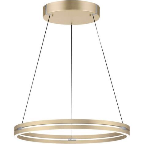 Lampe suspendue élégante Pure E-Loop laiton Ø 70cm - 2551-60