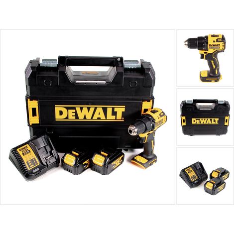 Taladro atornillador a batería DeWalt DCD 708 M2T 18 V Li-Ion sin escobillas en caja TSTAK + 2 x 4,0 Ah batería + cargador