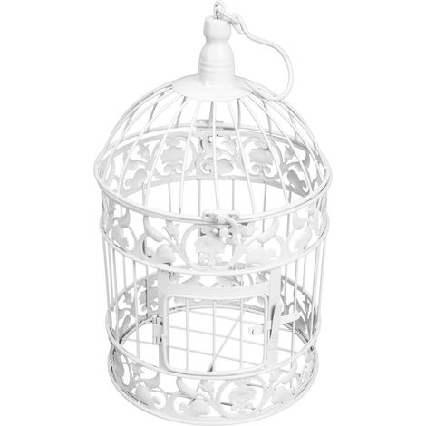 Cage À Oiseaux DéCorative en Fer Forgé 12.60 Pouces Ornement EuropéEn pour Mariage Et Rangement De Petits Objets DéCoration IntéRieure ÉLéGante (1/5)