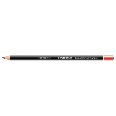 Lapiz Especial Lumocolor Permanent Glasochrom 108 20, Rojo S