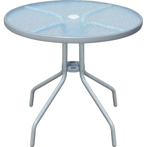 Maison Exclusive - Set da Pranzo da Esterno 5 pz in Acciaio Nero (1/5)