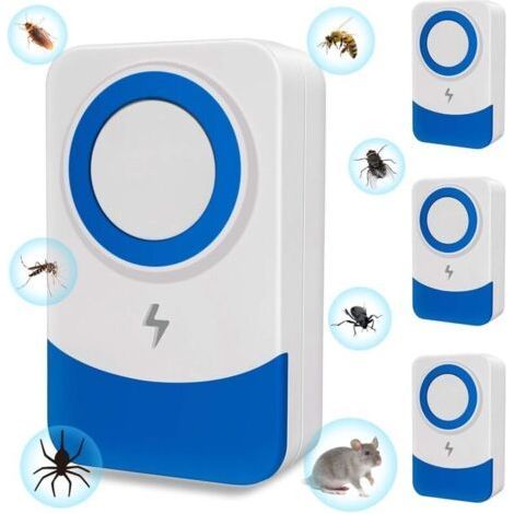 Professional 360° Ultrasonic Repellent for Mice, Rats, Mosquitoes, Insects and More, Safe for Children and Animals (1/5)