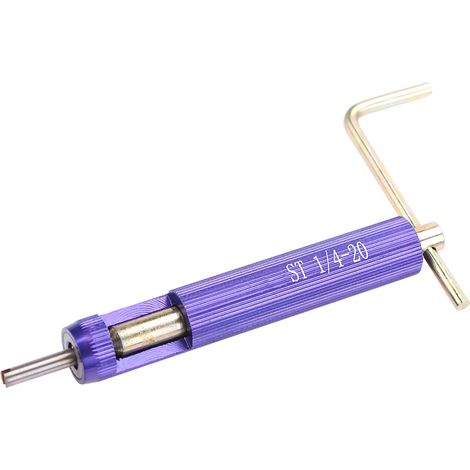 Kit d'outils de montage de 50 inserts filetés en acier inoxydable 1/4-20UNC1,5D (1/5)
