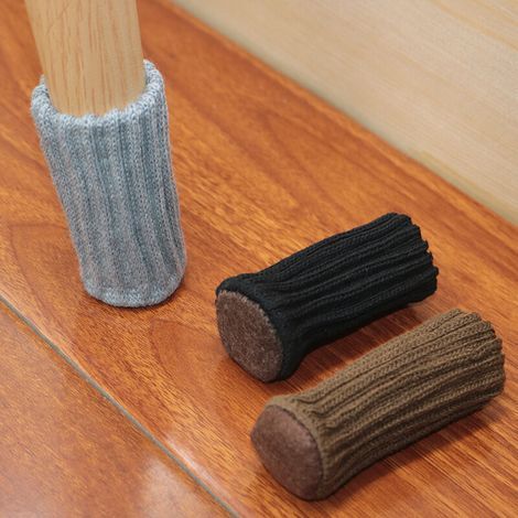 24 protectores de fieltro para patas de sillas: protectores antideslizantes para muebles, compatibles con todo tipo de patas. (1/3)
