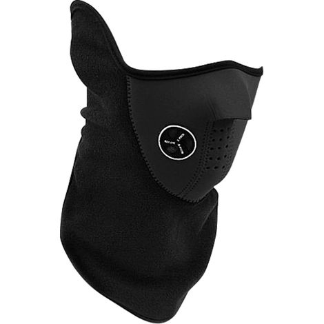 Braga Cuello Neopreno corta Viento para Ski Snowboard Moto  Negro