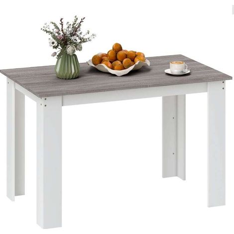 Table Basse de Jardin Plateau Verre trempé 5 mm rotin tressé 85 x 50 x 39cm Max. 50 kg Marron (1/5)