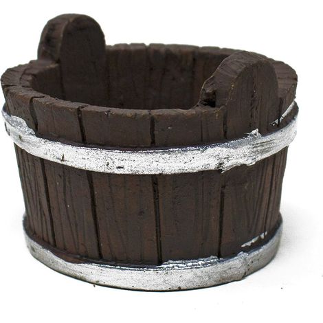Tinozza ovale in resina 5x5x3,5 cm 11050