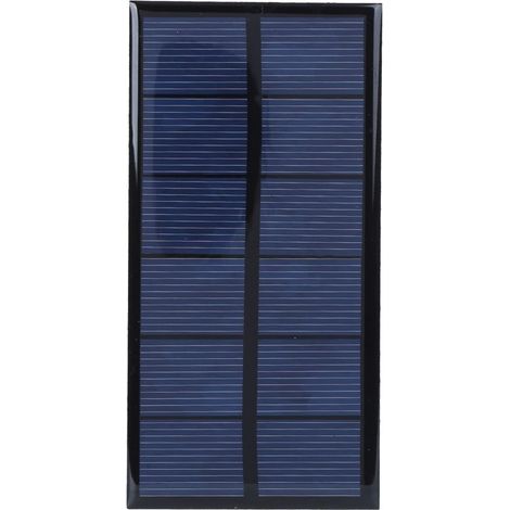 Panneau de cellules solaires en silicium cristallin Portable 1W 3V, extérieur, pour alimentation de chargeur électrique DIY (1/5)