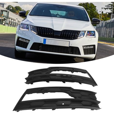 (T06) Nebelscheinwerfergitter, links und rechts, 5E3807681A und 5E3807682A, passend für SKODA OCTAVIA NX 2020-2023. (1/5)