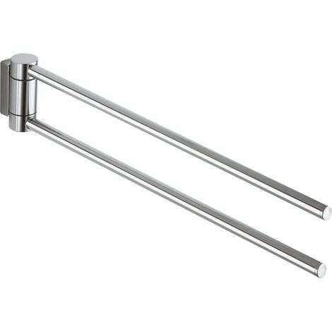 Keuco Plan - Toallero doble, longitud 44 cm, cromo 14918010000 (1/3)