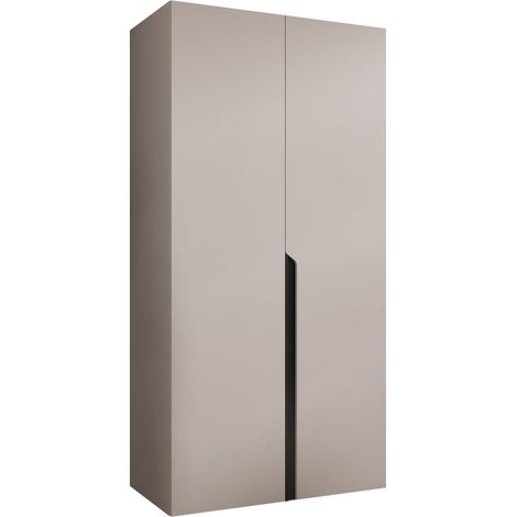 Armario Hartford 579, Cachemira, 202x100x52cm, Puertas de armario: Con bisagras, Número de estantes: 0 (1/5)