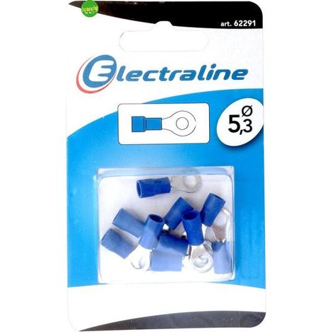 Capicorda Electraline occhiello 5,3mm 10pz blu