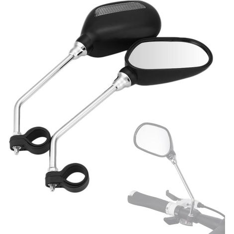 COPPIA SPECCHIETTI RETROVISORI PER BICICLETTA MONOPATTINO REGOLABILI X MANUBRIO