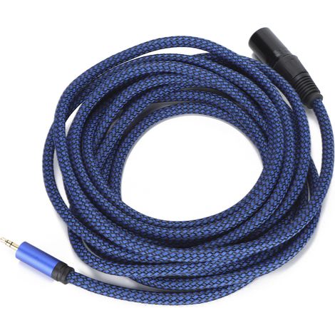 Câble de signal symétrique JORINDO XLR mâle vers jack 3,5 mm câble de connexion microphone XLR vers jack 3,5 mm (JD6047-5M) (1/5)