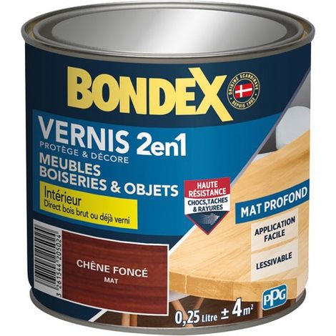 Barniz de Roble Oscuro Mate 250ml - Bondex