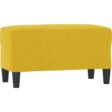 Banc d'entrée - Banc intérieur Jaune 70x35x41 cm Velours fr9352 - Maison La Vie (1/5)