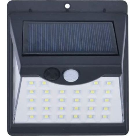 Applique Solaire avec Détecteur de Mouvement pour l'Extérieur - Panneau Solaire Rechargeable avec 3 modes - Ouverture 270° et 8 heures d'autonomie - Spot étanche IP65 (1/5)
