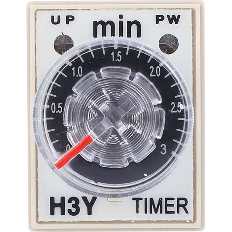 Relais temporisé H3Y-2 délai de mise sous tension 0-3 minutes 8 broches 24V 110V 220V DC 24V (1/5)