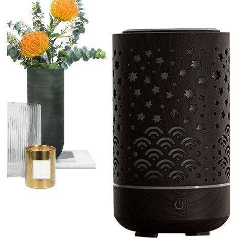 Diffuseur d'huile automatique – Petit humidificateur d'arôme, diffuseur automatique multifonctionnel 4 en 1 avec silencieux, accessoire de salle de bain de cuisine d'hôtel, hydratant d'air de relaxati (1/4)