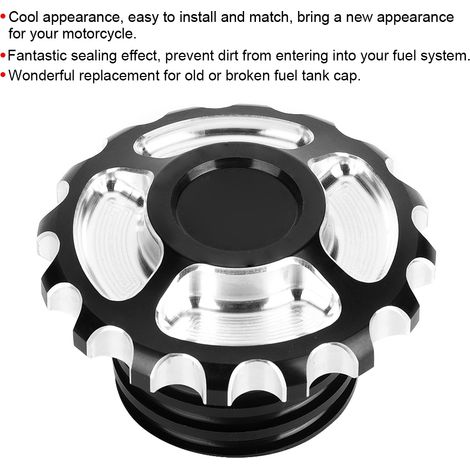 Helmschloss aus Aluminiumlegierung für Kawasaki Vulcan S Motorrad (2015-2019). (1/5)