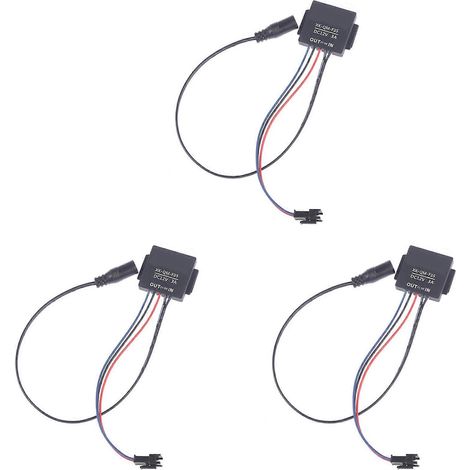Interrupteur tactile 3 pièces 5-12 V pour miroir de salle de bain avec éclairage LED (deux couleurs) (1/5)