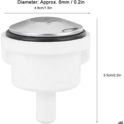 Buse de Massage Spa – 9 Trous, Jet d'Air Puissant, Rechange Universel pour Baignoire (1/5)