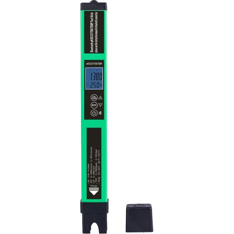 Irovami Testeur eau 5 en 1 Bluetooth – pH/EC/TDS/CF/T° – Idéal pour eau, hydroponie, aquarium (1/5)