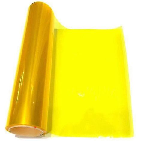 Film autocollant teinté jaune pour phares et feux arrière de voiture, film mat fumé pour feux de brouillard et feux arrière, autocollant à couleur changeante-120cm