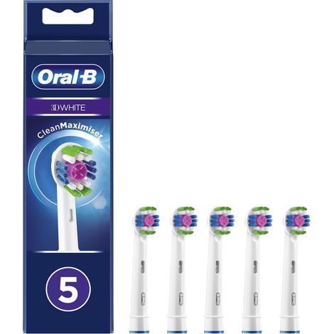 Oral-B Clean Maximiser Aufsteckbürste 3D White 5er
