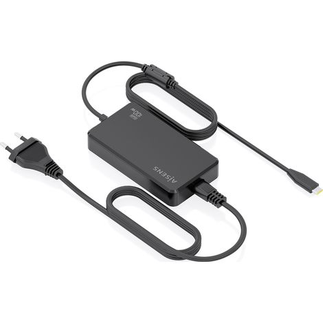 AISENS - CARGADOR DE SOBREMESA GaN 100W PD3.0 1XUSB-C 1.8M, NEGRO