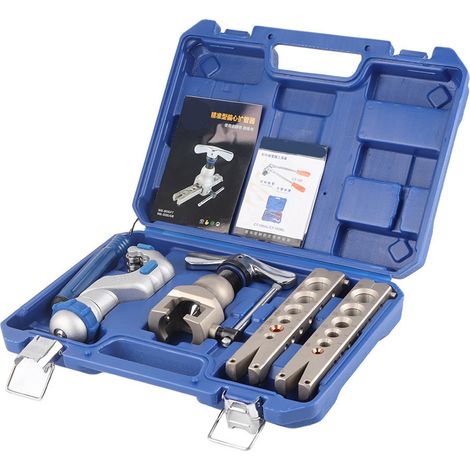 Jeu d'outils d'expansion de tube conique excentrique WK‑806Ft L, coupe-tube à cliquet et évasement pour réfrigération. (1/5)