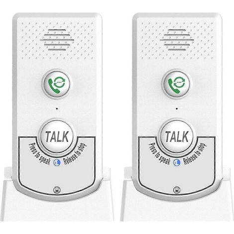 Interphone sans fil pour la maison, appel bidirectionnel, interphone vocal sans fil longue portée pour les personnes âgées (1/4)