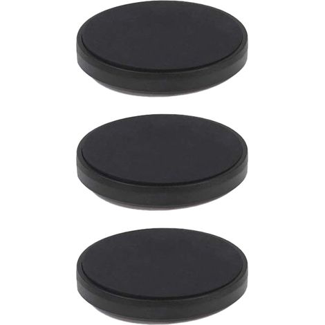 Lot de 3 supports magnétiques de téléphone portable pour tableau de bord, aimant N52, peut être utilisé sur les bureaux, réfrigérateurs, murs de cuisine, noir