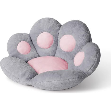 Coussin confortable en forme de patte de chat, coussin de chaise, coussin kawaii en forme de patte d'ours, coussin de canapé paresseux, bureau (1/5)