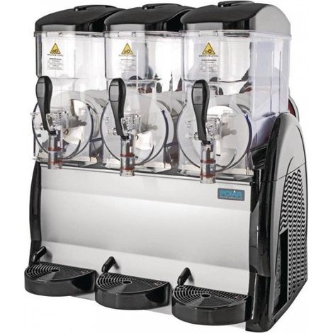 Machine de granité 3 x 12 Litres noir, 1150 W, 220 V - MONO