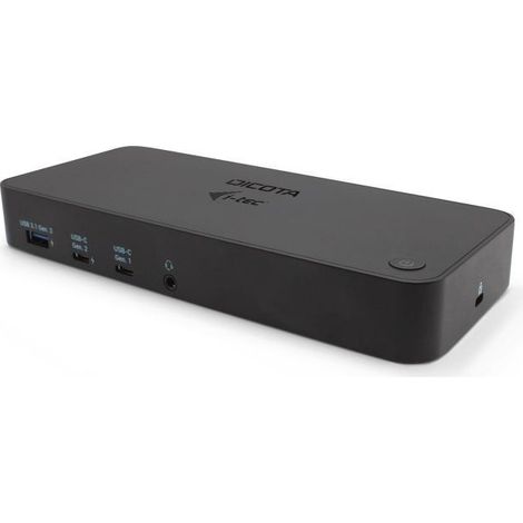 DICOTA D31951 station d accueil Avec fil USB Type C Noir (1/5)