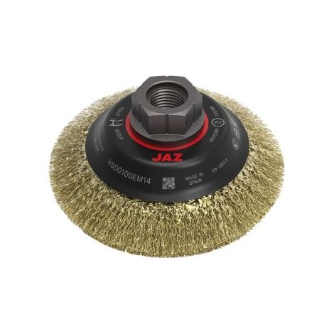 Cepillo para amoladora Jaz HSD 085X0,30XM14 latonado plano (1/2)