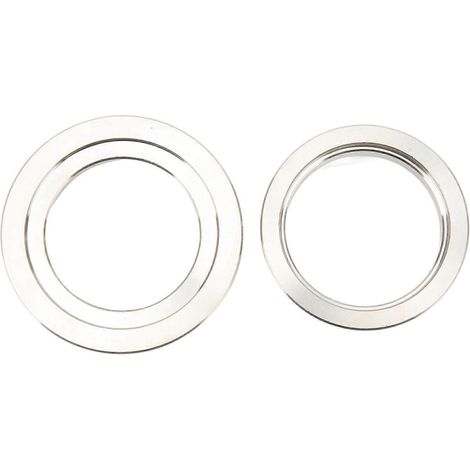 Jeu de bride de wastegate 44mm en acier inoxydable, kit d’entrée et sortie à souder avec collier V-band, remplacement pour TIAL MV-R MVR, raccord tubulaire haute performance. (1/5)
