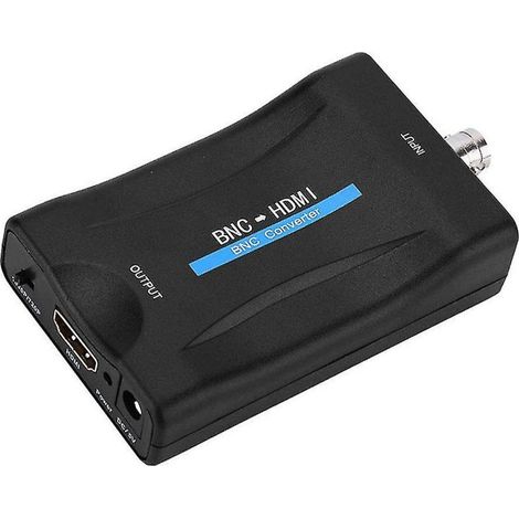 Adaptateur convertisseur BNC vers HDMI femelle CVBS BNC HDMI coaxial sortie 1080p (1/5)