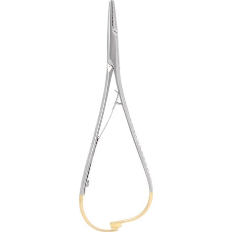 Porte-aiguilles dentaires en acier inoxydable, pinces orthodontiques pour maintien de fil. (1/5)