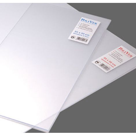 VETRO SINTETICO TRASPARENTE H 100 CM 100CMX2,5MM Q.TA 5