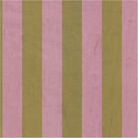 Streifen Tapete Profhome 782261 heißgeprägte Vliestapete glatt mit grafischem Muster matt pink oliv-gelb grün-braun 5,33 m2