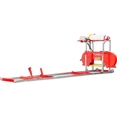 Torros – Scie à grumes électrique 4 kW – Longueur de coupe 2780 mm – Capacité diamètre 470 mm – Pour bois dur et tendre – HBZ460E