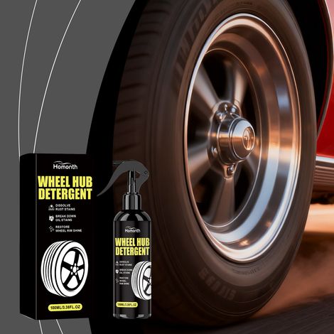 Felgenreinigungsspray, keine Demontage erforderlich, entfernt Rost und Ölflecken, verleiht Autofelgen sanften Glanz – 100 ml -- DTEKGAZ (1/5)