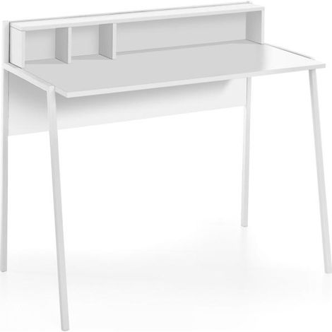 Mesa estudio Mod-Tokio acabado blanco, 50 x 105 x 90 cm (fondo x ancho x alto) (1/2)