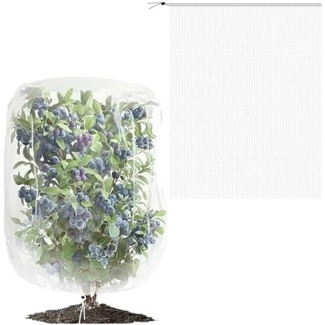 Filet de Protection Plantes 1.8 x 1.8 m Filet Anti Insectes Jardin Filet Protection Légumes Maille Fine pour Potager Arbres Fruitiers et Plantes de Jardin (1/5)