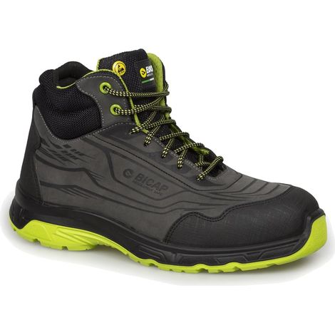 Scarpe alte antinfortunistiche Bicap Laser Mid S3 ESD SRC - 44 - Nero