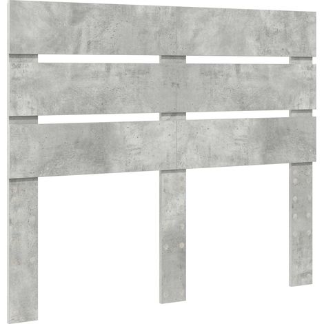 Cabecero Gris Concreto Madera de ingeniería vidaXL